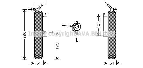 AVA QUALITY COOLING Kuivati,kliimaseade FDD390